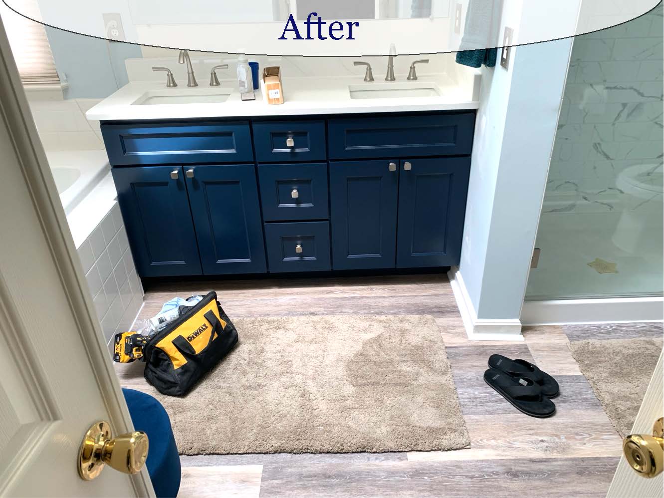 Amazing Vanity and Floor Remodel 